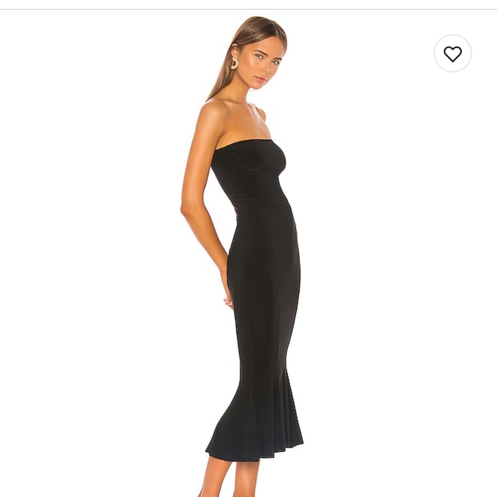 Norma Kamalali Strapless Fishtail Dress